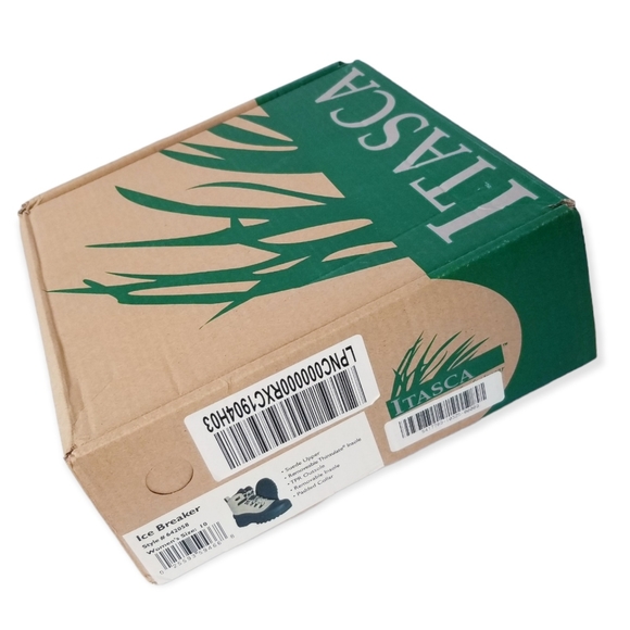 Itasca "Ice Breaker" Grey Suede Insulated Winter Ankle Boots Woman's Size 10 - Picture 8 of 8